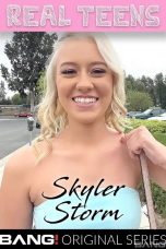 Bang RealTeens – 19 Y/O Skyler Storm Gets Her Shaved Pussy Creampied