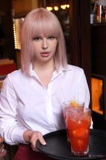 PornWorld – Cute Blonde Waitress Eliz Benson Hooks Up With BBC Strangers For DP Slamming