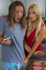 MyFriendsHotMom 26 09 07 Married MILF Brittany Andrews gives her son’s friend a wet time after she hears he’s had a dry summer