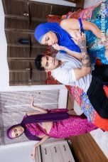 HijabHookup 26 06 16 Chloe Amour And Mira Luv “Feel Her Walls, Move in Circles” – She Taught Us Tantric Sex!