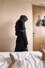 Drama Percakapan Boking Cewek Jilbab Hitam Memek Pink